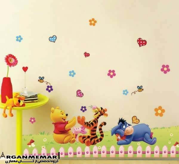 کاغذ دیواری اتاق نوزاد
